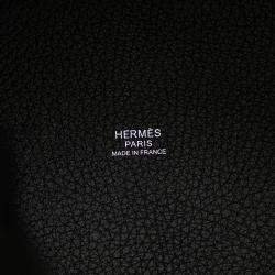 Pre Owned Hermes Black Clemence Picotin Lock 18