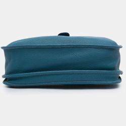 مملوكة مسبقًا Hermes Blue Clemence Evelyne III 33