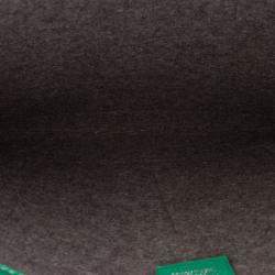 Pre Owned Hermes Green Grey Epsom and Felt Toodoo 37