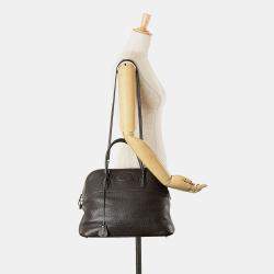 مملوكة مسبقًا Hermes Brown Clemence Bolide 35