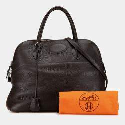مملوكة مسبقًا Hermes Brown Clemence Bolide 35