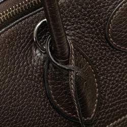 مملوكة مسبقًا Hermes Brown Clemence Bolide 35