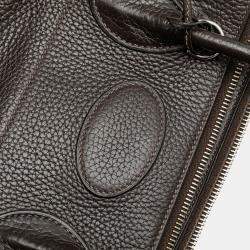 مملوكة مسبقًا Hermes Brown Clemence Bolide 35