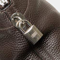 مملوكة مسبقًا Hermes Brown Clemence Bolide 35