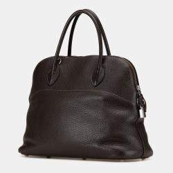 مملوكة مسبقًا Hermes Brown Clemence Bolide 35
