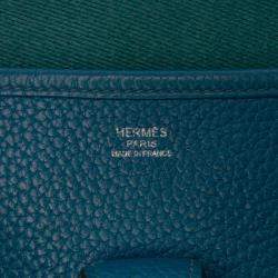 مملوكة مسبقًا Hermes Blue Clemence Evelyne III 33