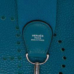 مملوكة مسبقًا Hermes Blue Clemence Evelyne III 33