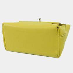 Pre Owned Hermes Yellow Evercolor and Swift 24/24 21