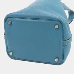 Pre Owned حقيبة هيرمس بيكوتين كليمينس زرقاء 18