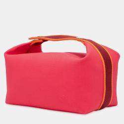 مملوكة مسبقًا حقيبة هيرمس توسعة توال وردي حجم كبير