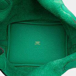 Pre Owned Hermes Green Clemence Picotin Lock 18