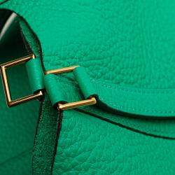 Pre Owned Hermes Green Clemence Picotin Lock 18