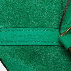 Pre Owned Hermes Green Clemence Picotin Lock 18
