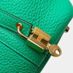 Pre Owned Hermes Green Clemence Picotin Lock 18