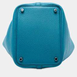 Pre Owned حقيبة هيرمس بيكوتين لوك بلو كليمونس 18