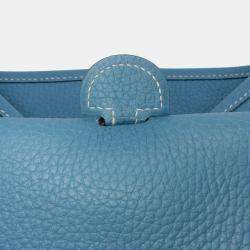 Pre Owned Hermes Blue Clemence Evelyne I 29