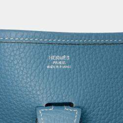 Pre Owned Hermes Blue Clemence Evelyne I 29