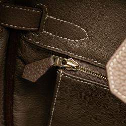 Pre Owned Hermes Ecorce Togo Birkin Retourne 30