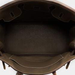 Pre Owned Hermes Ecorce Togo Birkin Retourne 30