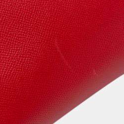 مملوكة مسبقًا حقيبة هيرمس بيركين ريتورن 30 إبزم أحمر