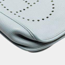 مملوكة مسبقًا حقيبة هيرمس إيفلين كليمنس أزرق 33