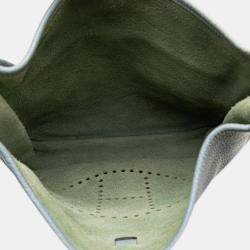 مملوكة مسبقًا حقيبة هيرمس إيفلين كليمنس أزرق 33