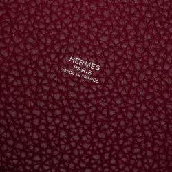 Pre Owned Hermes Red Clemence Picotin Lock 18