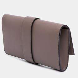 مملوكة مسبقًا Hermes Brown Swift Medor Clutch 23