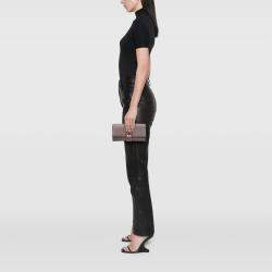 مملوكة مسبقًا Hermes Brown Swift Medor Clutch 23