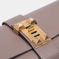 مملوكة مسبقًا Hermes Brown Swift Medor Clutch 23
