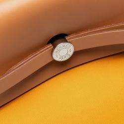 مملوكة مسبقًا حقيبة هيرمس 39 هيرباج بني أصفر تويلي زيب