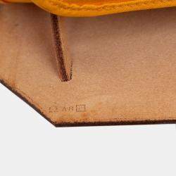 مملوكة مسبقًا حقيبة هيرمس 39 هيرباج بني أصفر تويلي زيب