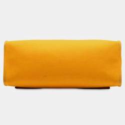 مملوكة مسبقًا حقيبة هيرمس 39 هيرباج بني أصفر تويلي زيب