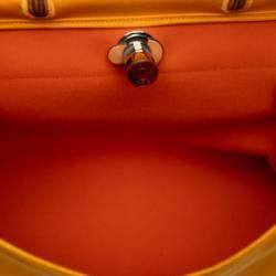 مملوكة مسبقًا حقيبة هيرمس 39 هيرباج بن�ي أصفر تويلي زيب