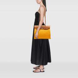 مملوكة مسبقًا حقيبة هيرمس 39 هيرباج بني أصفر تويلي زيب