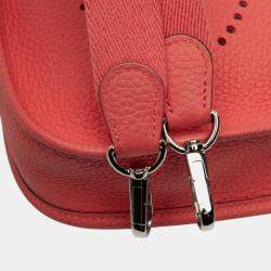 مملوكة مسبقًا حقيبة هيرميس أمازون إيفلين تي بي إم 16 وردي جلد كليمنس