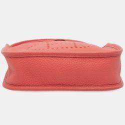 مملوكة مسبقًا حقيبة هيرميس أمازون إيفلين تي بي إم 16 وردي جلد كليمنس