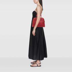 Pre Owned Hermes Red Clemence Bolide 31