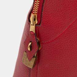 Pre Owned Hermes Red Clemence Bolide 31