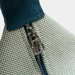 مملوكة مسبقًا حقيبة هيرمس كابريول علبة توال كبير أزرق