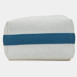 مملوكة مسبقًا حقيبة هيرمس كابريول علبة توال كبير أزرق