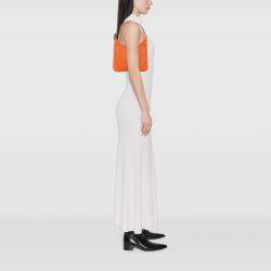 Pre Owned حقيبة هيرمس أورانج كليمونس تريم ديو 24