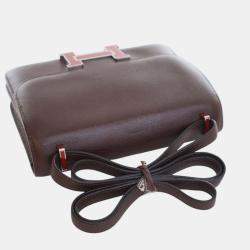 Pre Owned Hermes Red Mini Swift Verso Constance 18