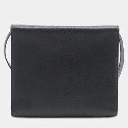 Pre Owned Hermes Black Chevre Mysore Clic 16