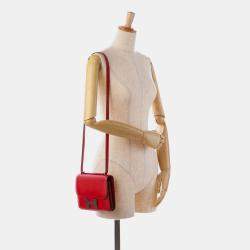 Pre Owned Hermes Red Mini Evercolor Constance 18