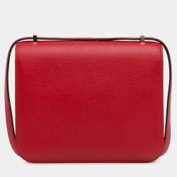 Pre Owned Hermes Red Mini Evercolor Constance 18