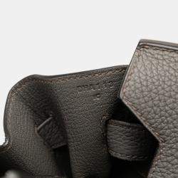 Pre Owned حقيبة هيرمس بيركين توغو رمادي ريتورن 30