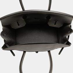 Pre Owned حقيبة هيرمس بيركين توغو رمادي ريتورن 30