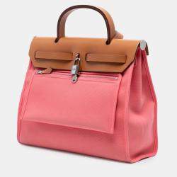 مملوكة مسبقًا حقيبة هيرمس هيرباج زيپ 31 بني وردي تويلي
