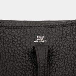 Pre Owned حقيبة هيرمس إيفلين كليمنس صغير أسود